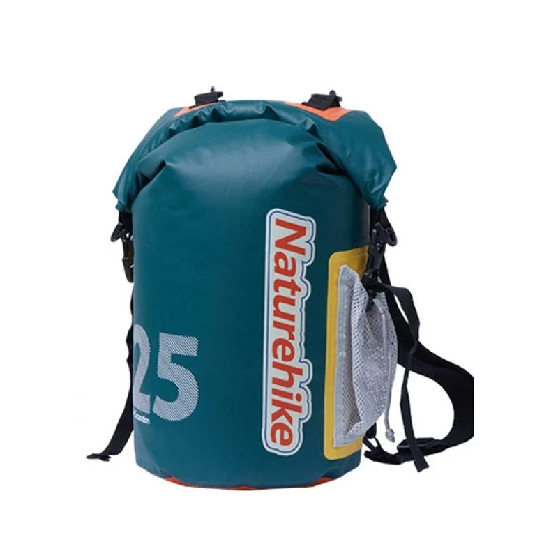 Waterproof Rafting Bag Dry Wet Separate Shoulder Pack For Outdoor Swimming 10L Green - 25L Green