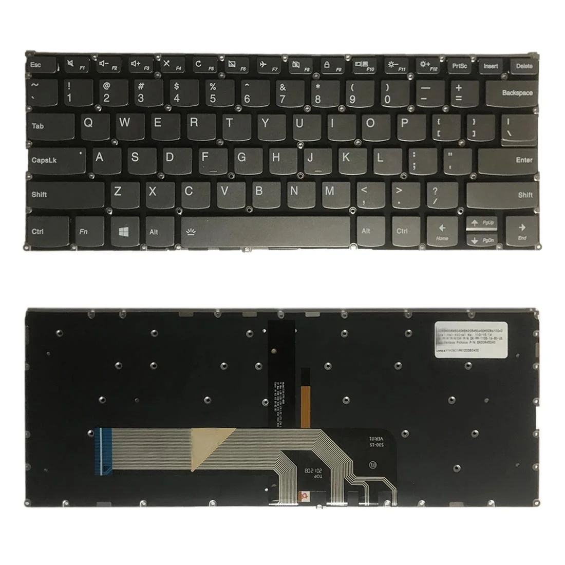 Backlit Keyboard for Lenovo Yoga 730 & 530 Series