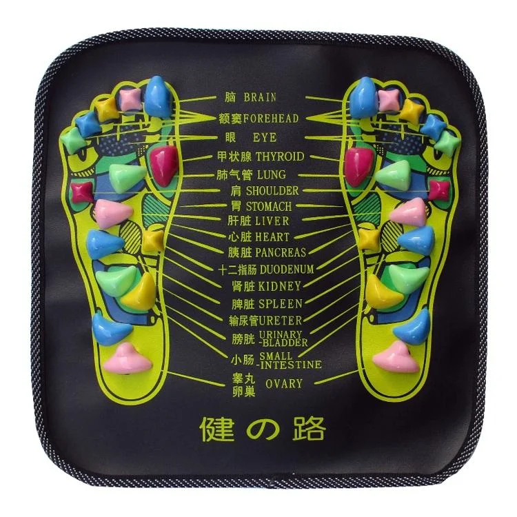 Quadrate Foot Massage Stones Relaxing Reflexology Pad