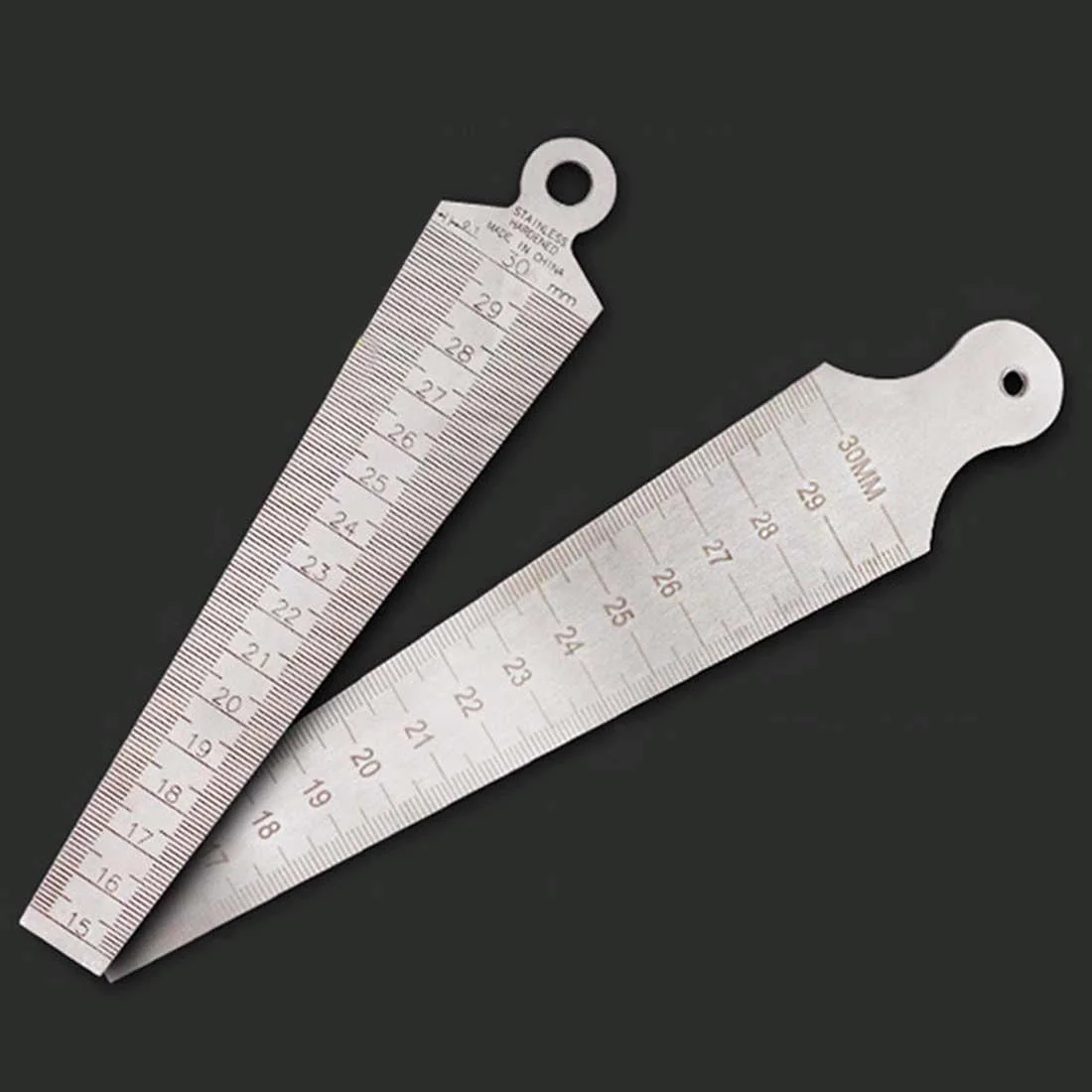 Stainless Steel Taper Gauge for Measuring Wedge Gaps 15-30mm