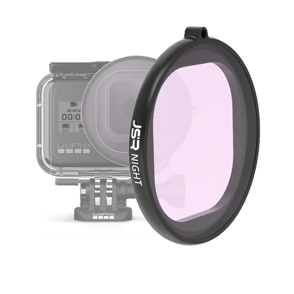 Night Lens Filter for Gopro Hero8 Round Housing