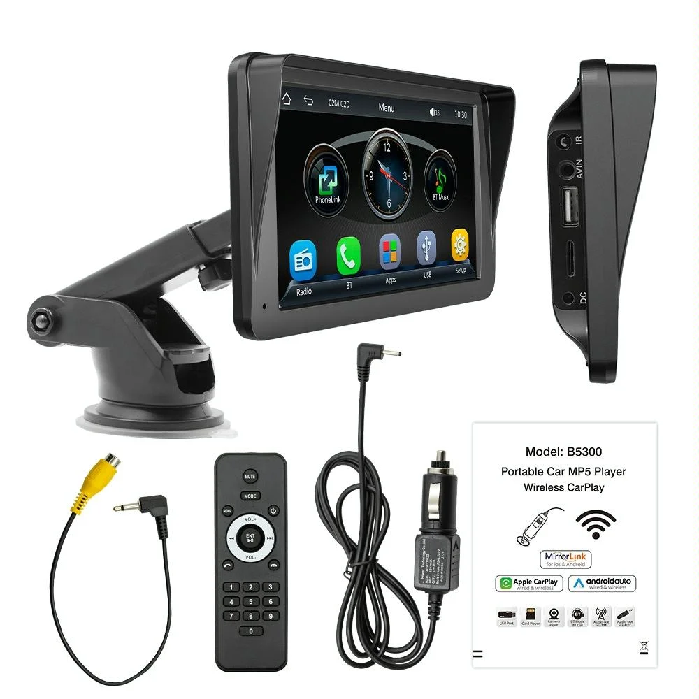 7 Inch Wireless Carplay Car Bluetooth Mp5 Player W / Remote - Mobile Interconnection