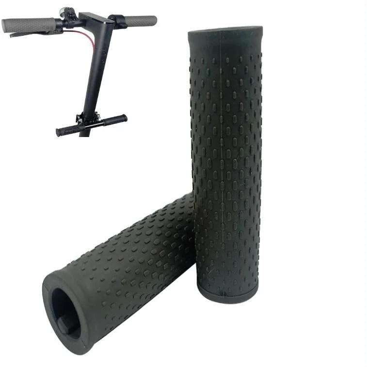 Non-slip Silicone Car Handles for Xiaomi Electric Scooter - Pair - Black