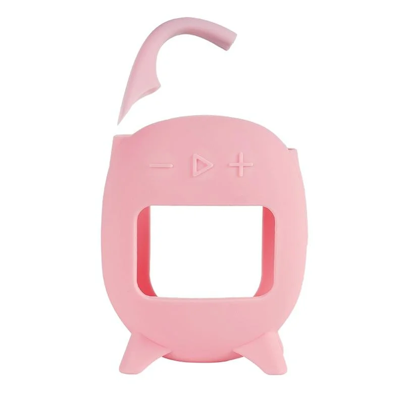 Soft Silicone Protective Case for Jbl Clip 5 Portable Speaker - Pink