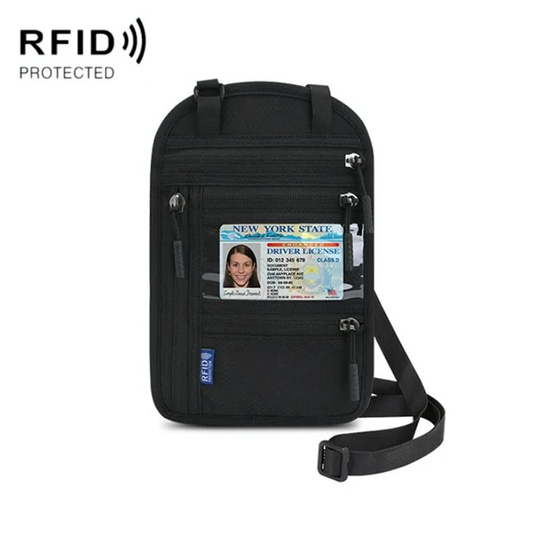 Rfid Passport & Certificate Protection Cover - Black