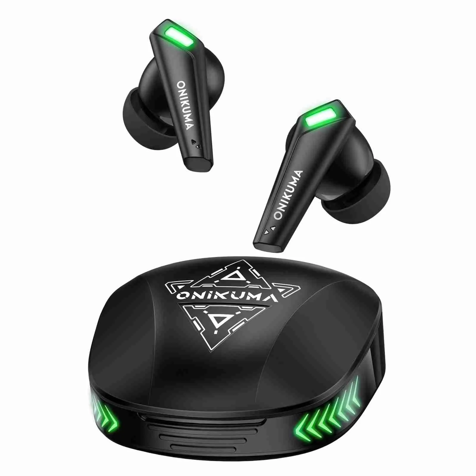 Wireless Bluetooth Earphones with Mic - Black