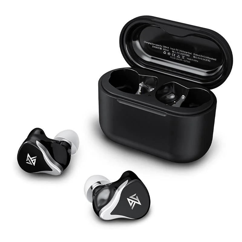 Kz Z3 Hybrid 1dd & 1ba Wireless Bluetooth 5.2 Tws Earphone - Black