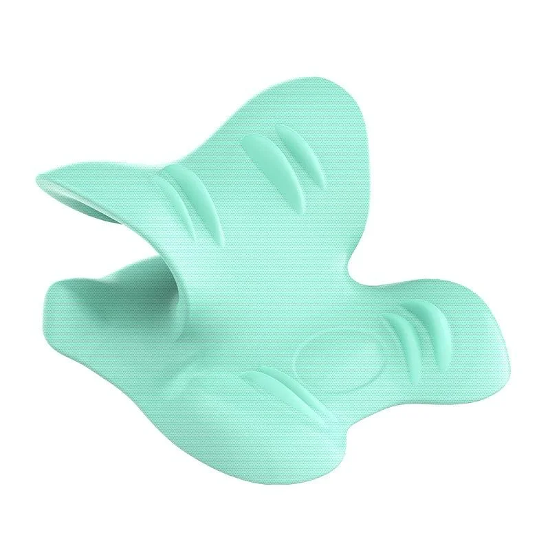 Cervical Massager C-Type Traction Support Pillow - Green