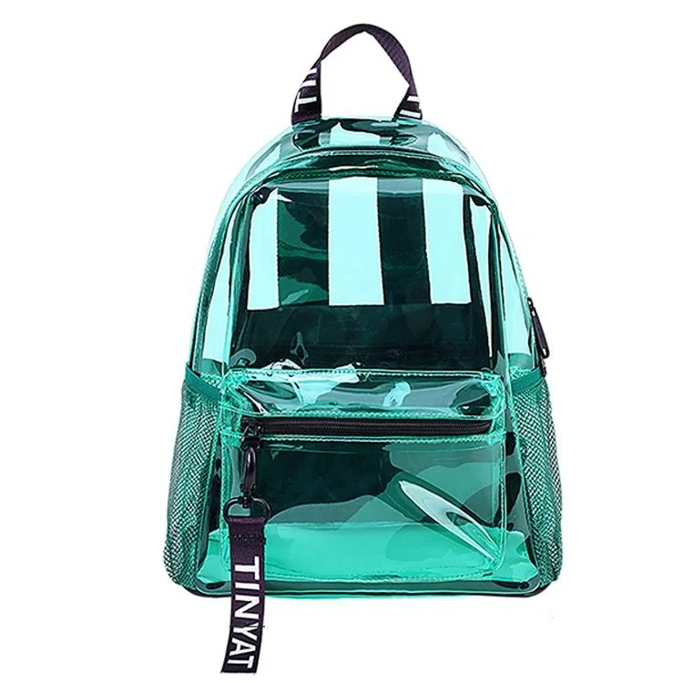 Women Waterproof Pvc Backpack - Green