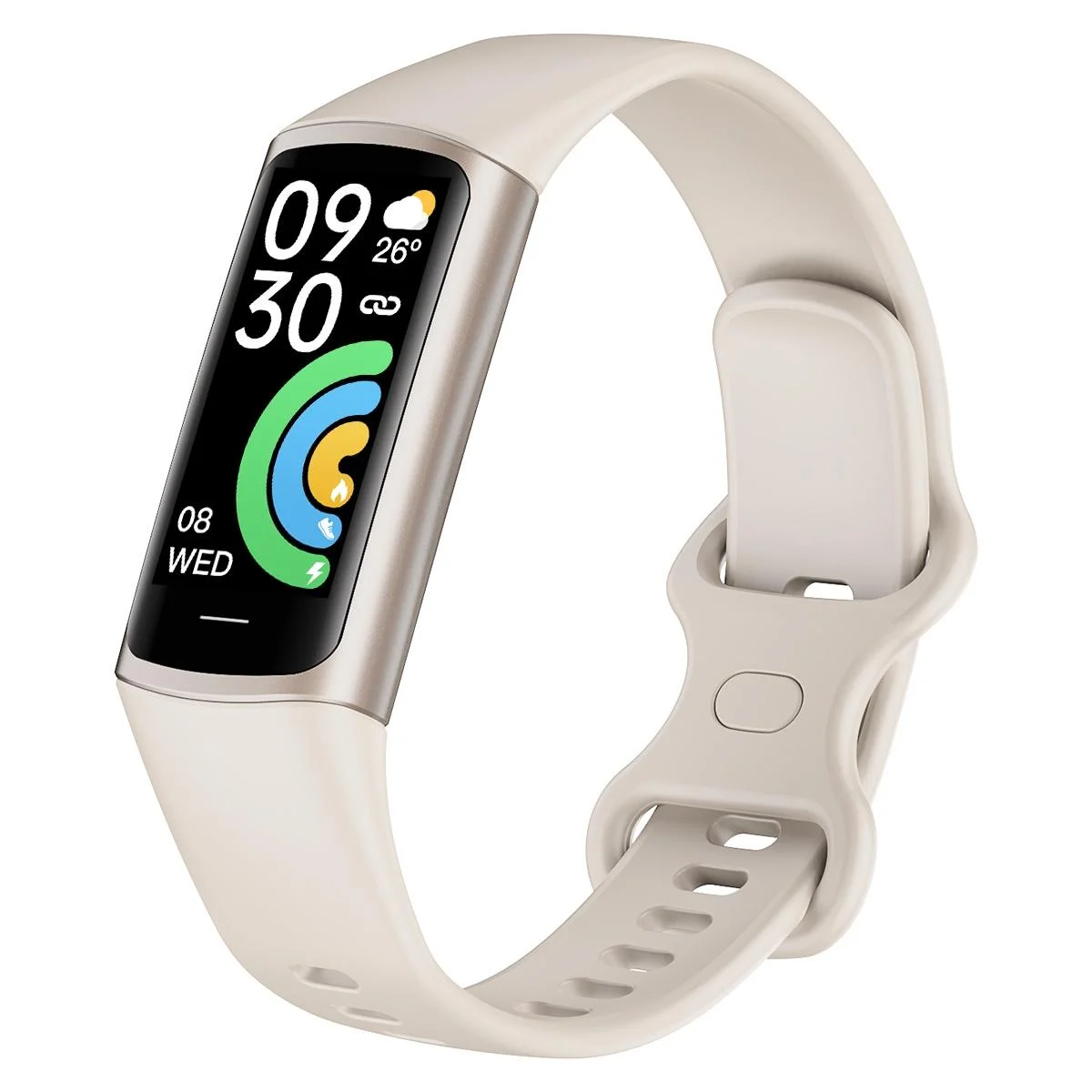 Waterproof C68L Fitness Tracker - Ip67 - White