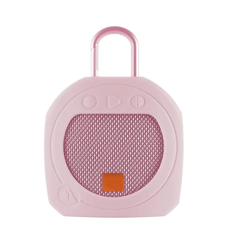 Protective Cover for Jbl Clip 3 Bluetooth Speaker - Anti-fall Silicone Storage - Pink