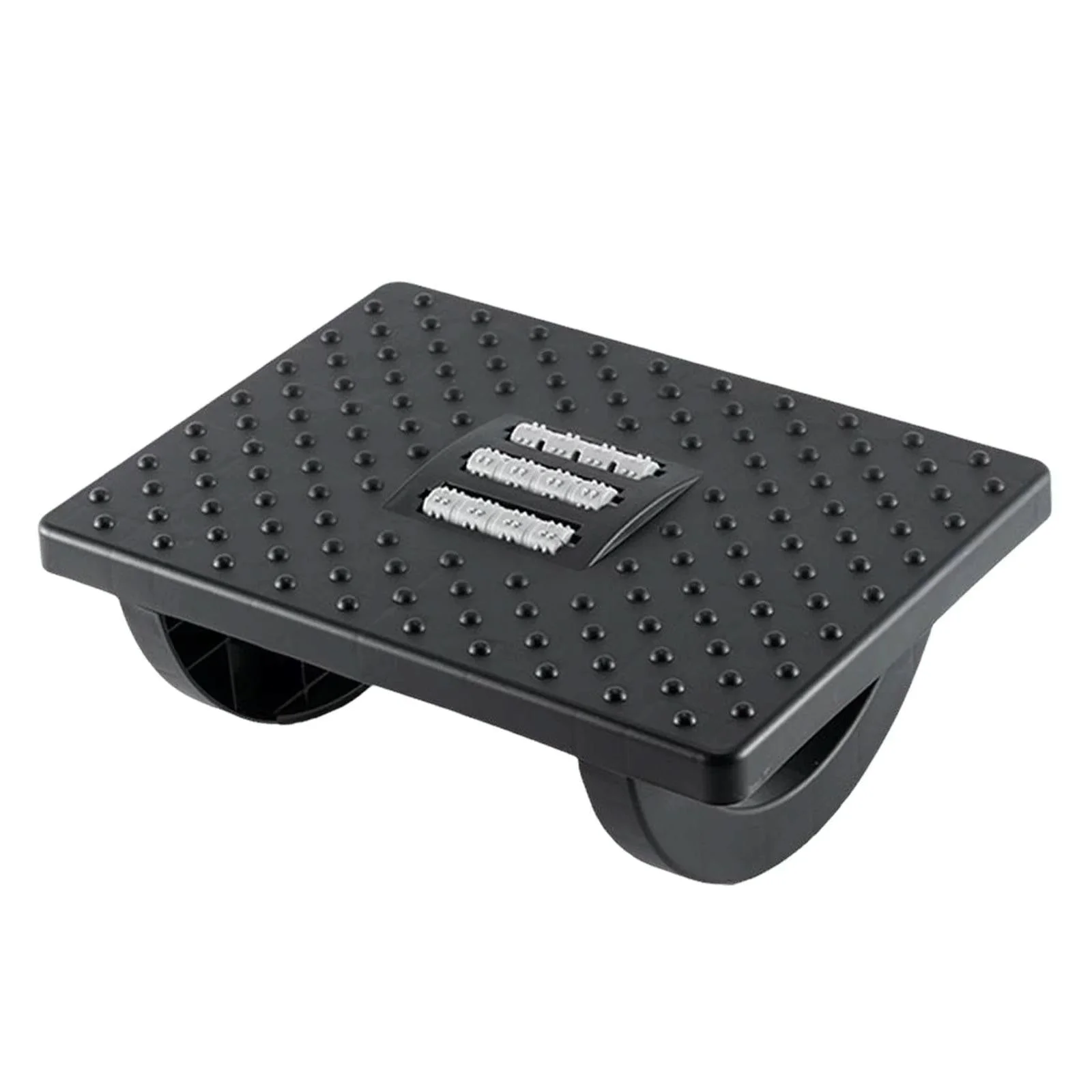 Under Desk Footrest Ergonomic Step Stool For Office Comfort - Black