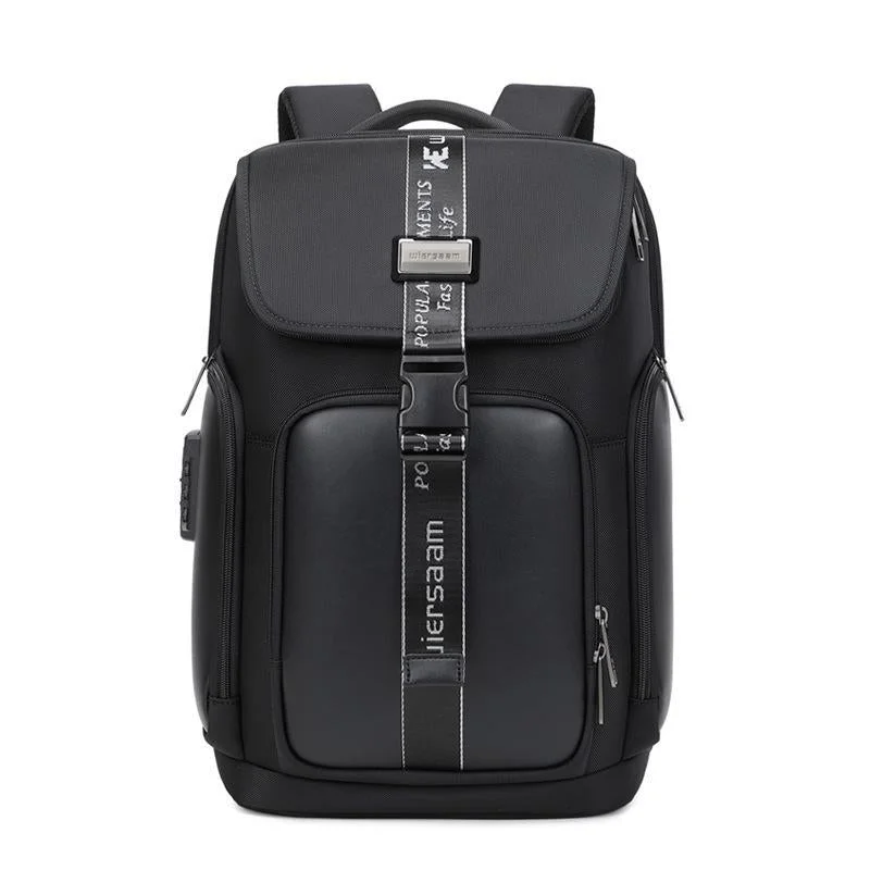 Waterproof Men Business Backpack Black