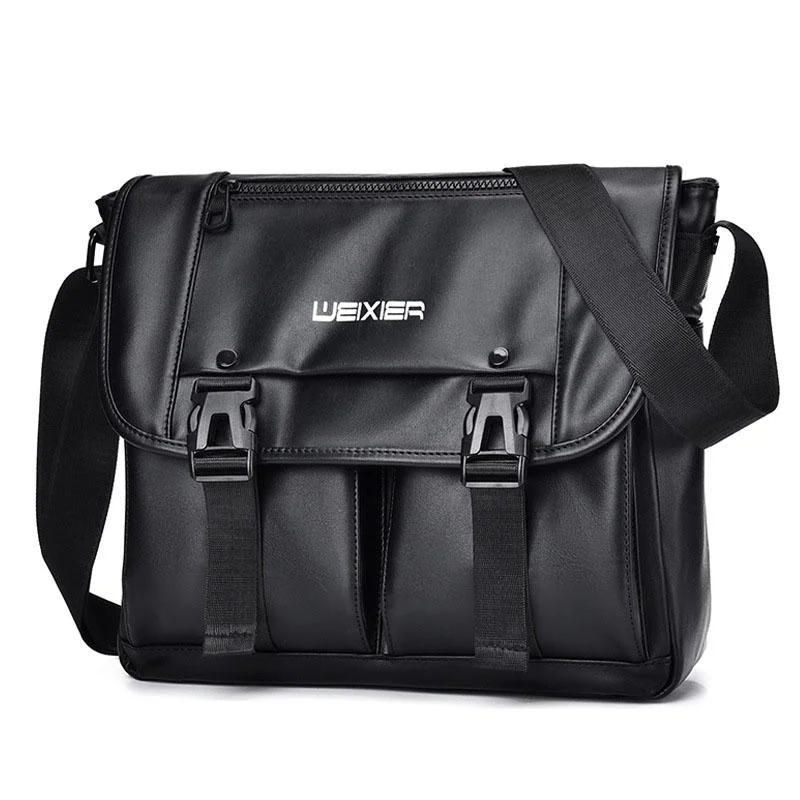 Large Capacity Business Messenger Bag For Men - Black