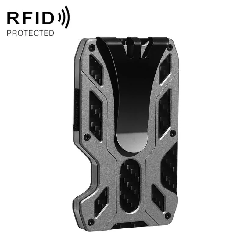 Rfid-blocking Carbon Fiber Card Holder - Sleek & Secure