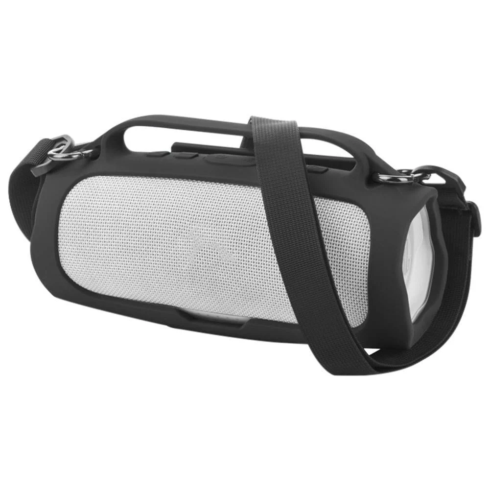Shockproof Silicone Cover for Jbl Charge4 Bluetooth Speaker - Black