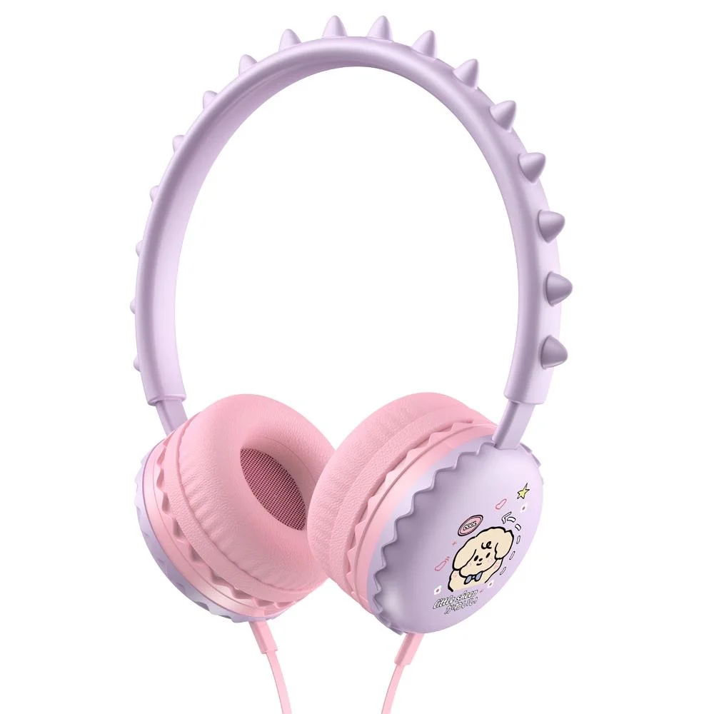 Cartoon Stereo Headphones With Mic Y19 - Little Sleep