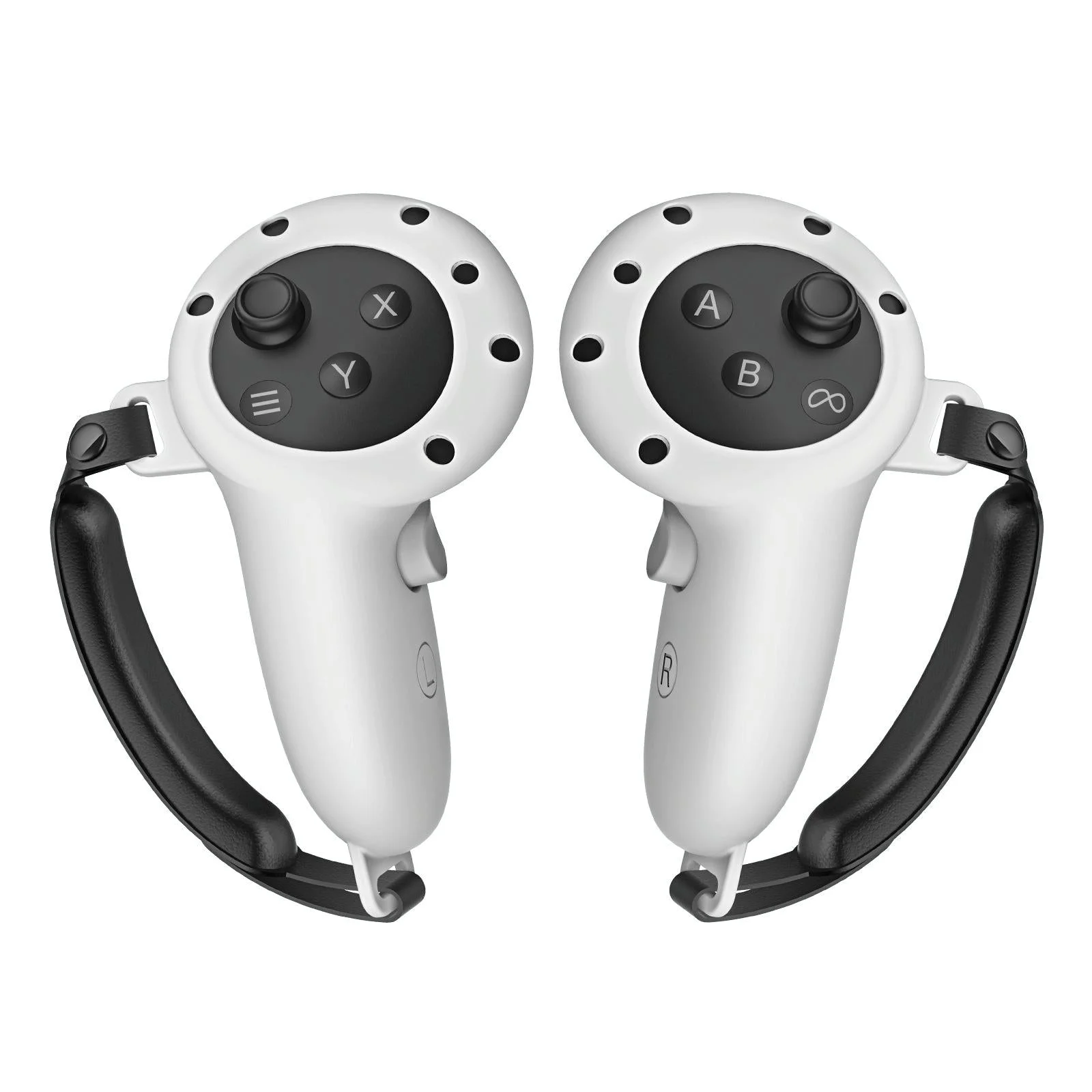 Meta Quest 3 Silicone Vr Cover - Light Grey