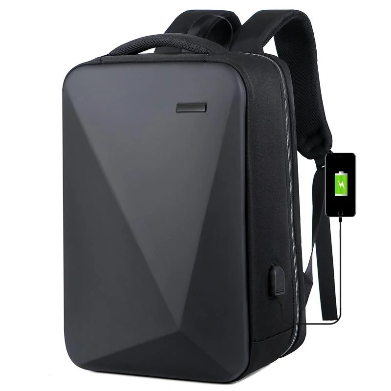 Large Capacity Anti-theft Laptop Backpack with Usb Port - 16 Inch - Black