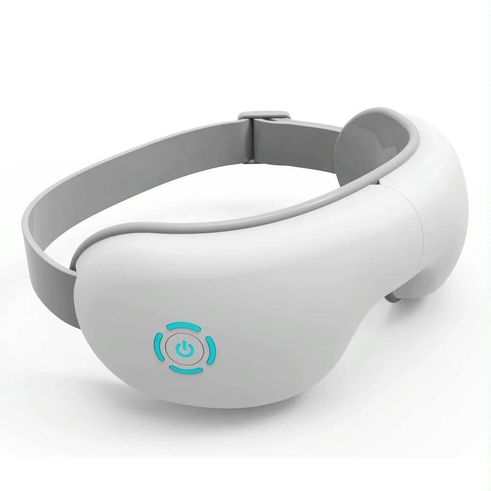 Intelligent Wireless Eye Massager With Vibration & Hot Compress White