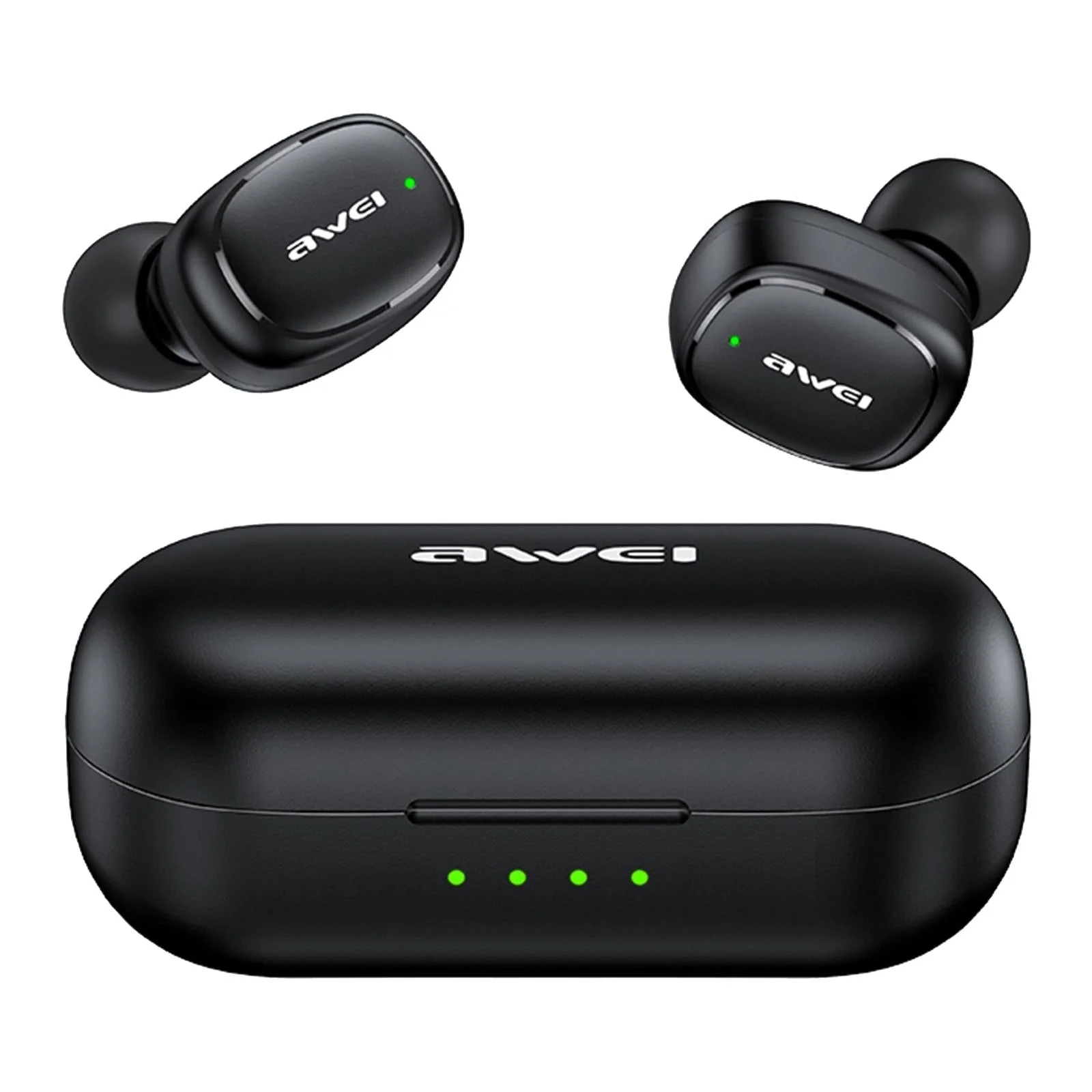 Wireless Sports Earbuds - Bluetooth Lightweight - Black