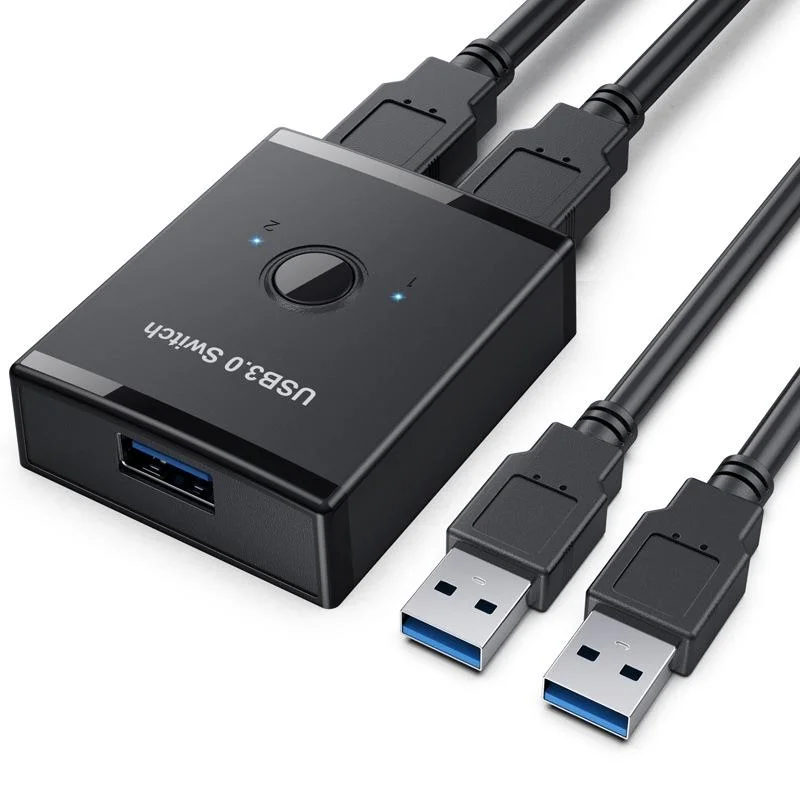 Usb3.0 Bidirectional Printer Splitter Black