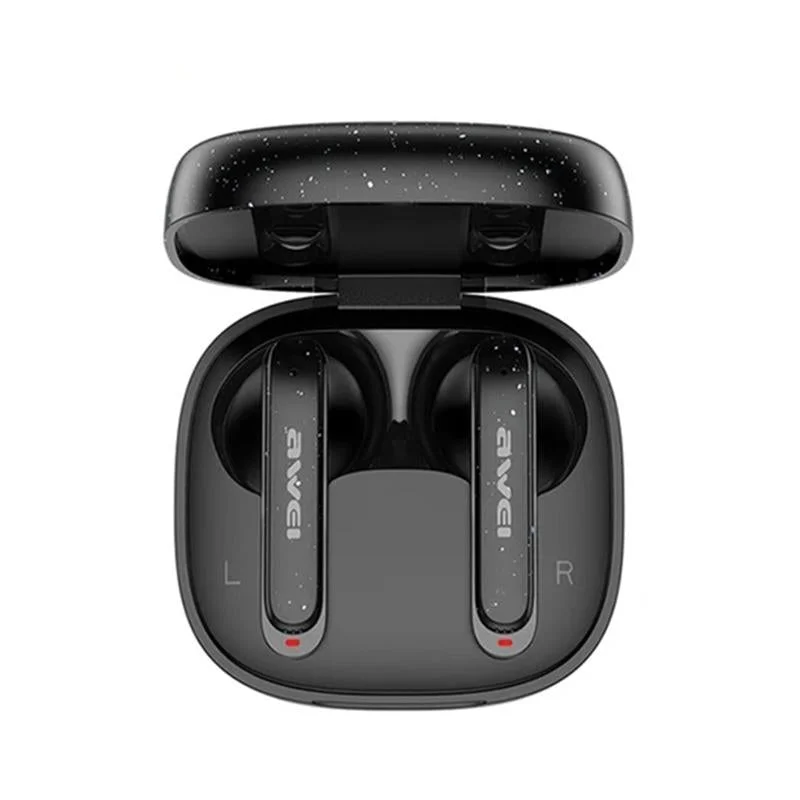 Wireless Noise-cancelling Earbuds - T66 - Black