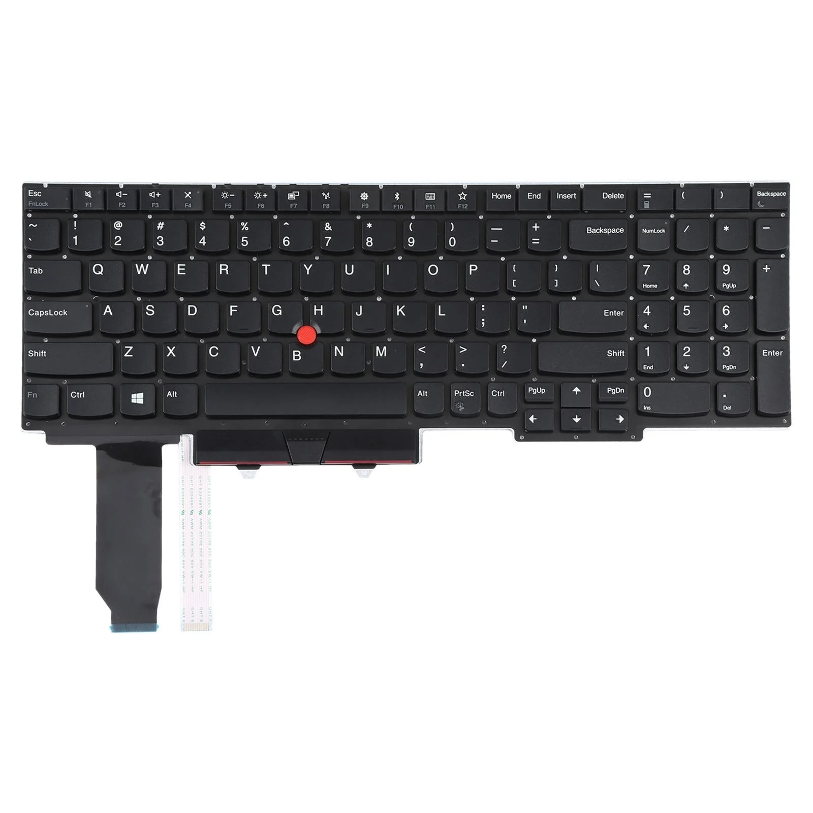 Lenovo Thinkpad E15 Gen 2 Keyboard with Pointing - Black us Version
