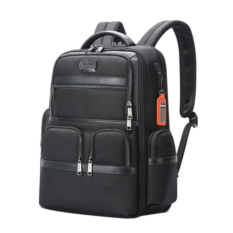 Multifunctional Usb Business Backpack with Anti-theft Feature - Black