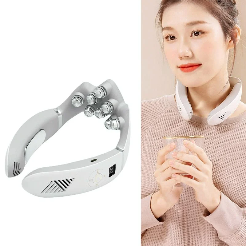 Intelligent Pulse Peck Massager Household Electric White