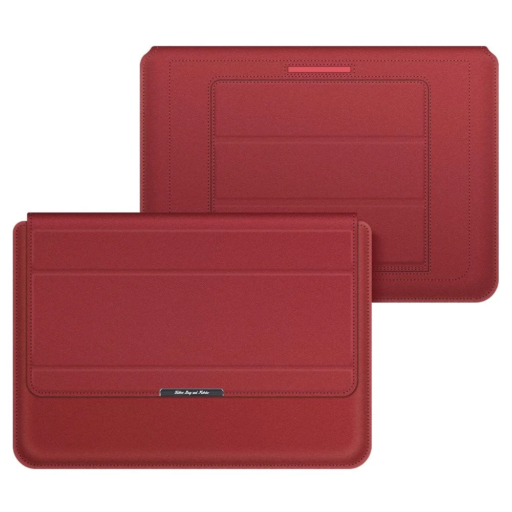 Waterproof 4-In-1 Laptop Holder With Wrist Protection - Fits 13 / 14 Inch - Red