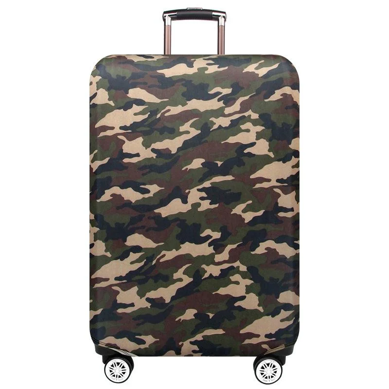 Protective Dustproof Cover for Travel Trolley Suitcase - Medium Size - Camouflage 1