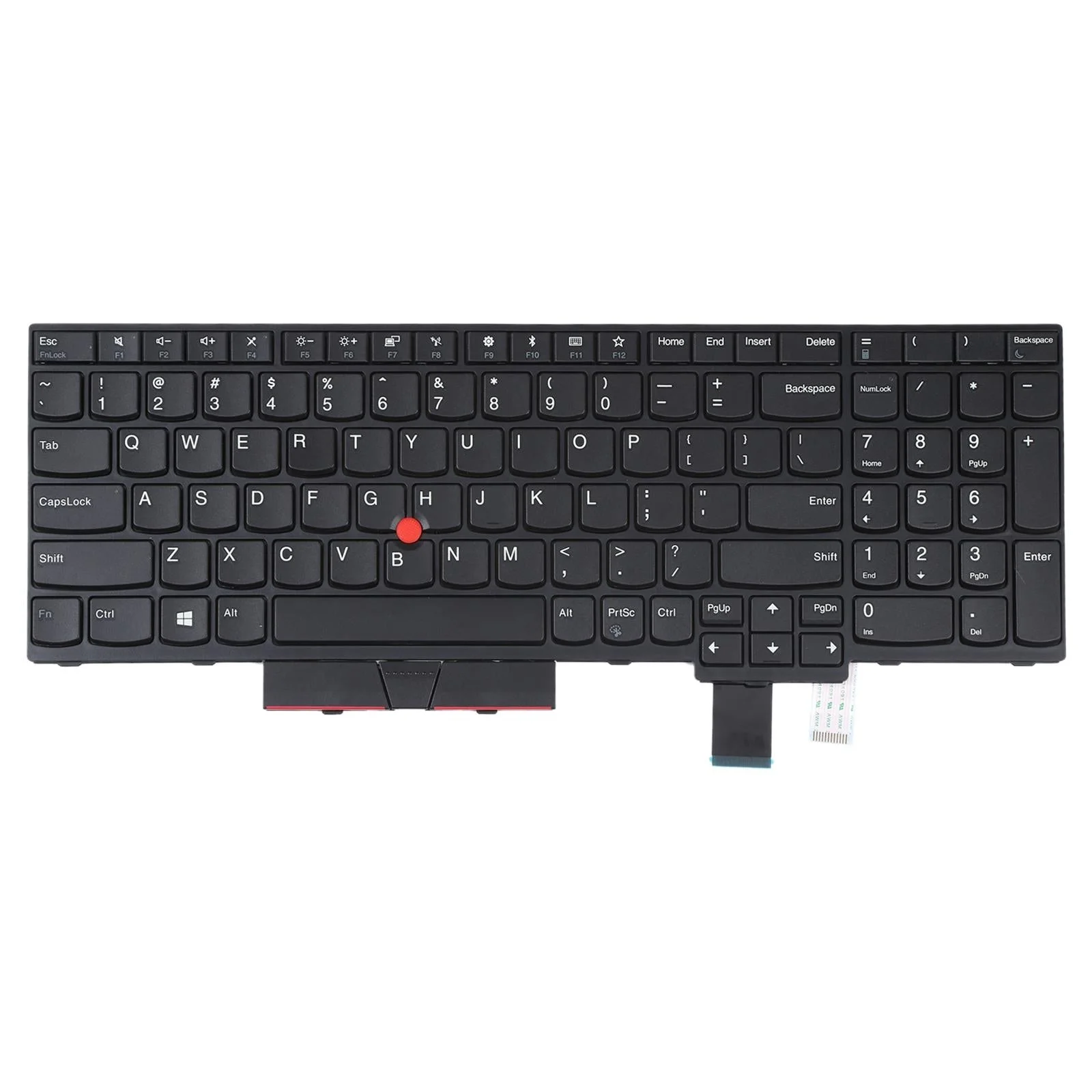 Lenovo Thinkpad T570 / T580 Keyboard with Trackpoint - Black us Version