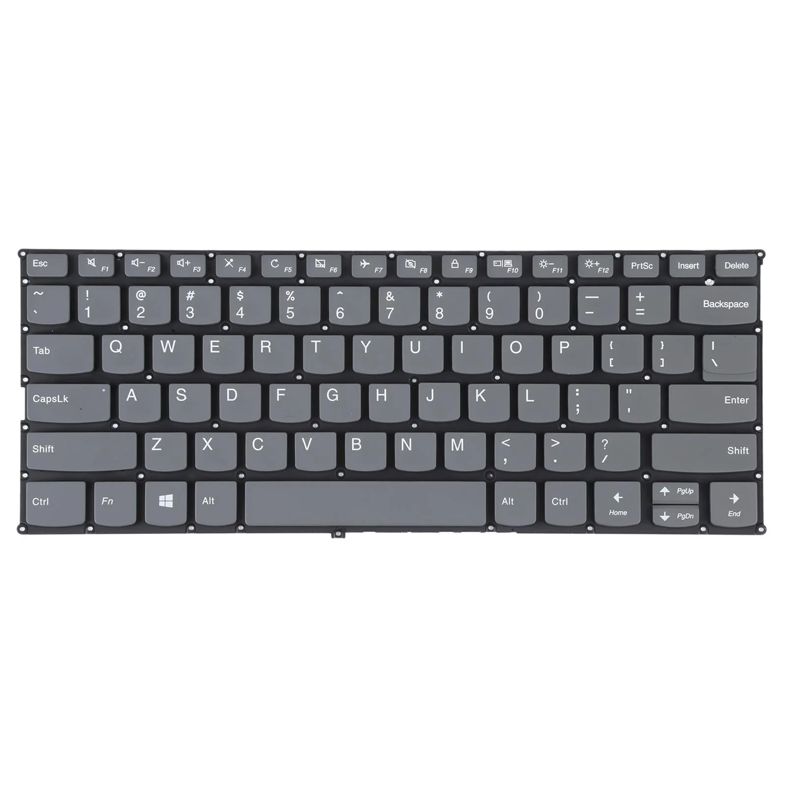 Us Keyboard for Lenovo Ideapad 320s-13 - Grey