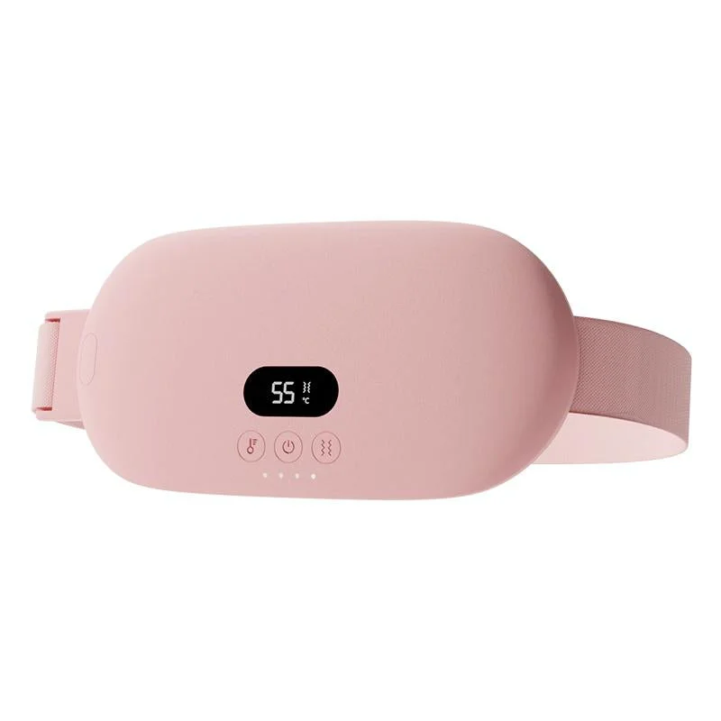 Smart Massage Belt For Abdomen & Waist Electric & Warm - Pink 4000Mah