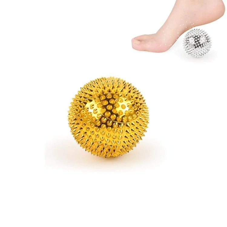 5.6Cm Magnetic Massage Ball For Muscle Relaxation - Gold