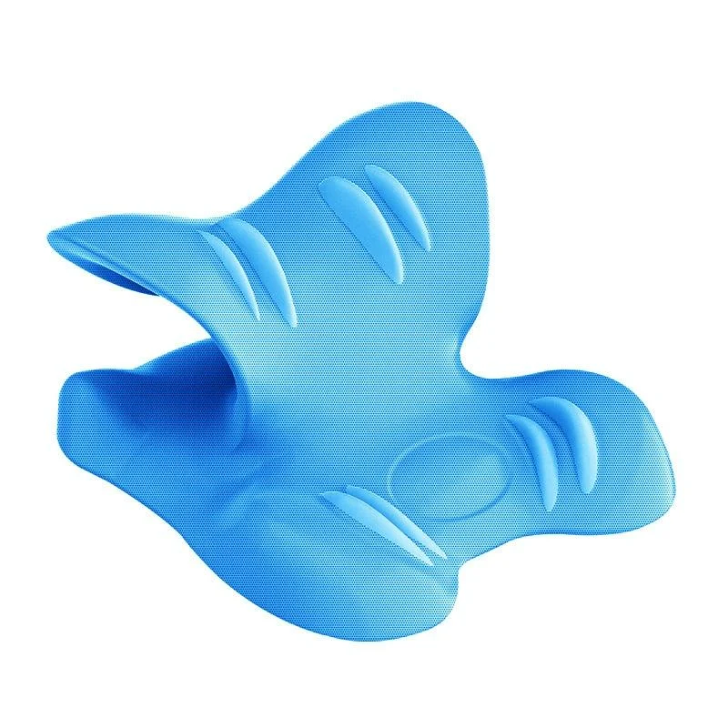 Cervical Massager C-Type Traction Support Pillow - Blue