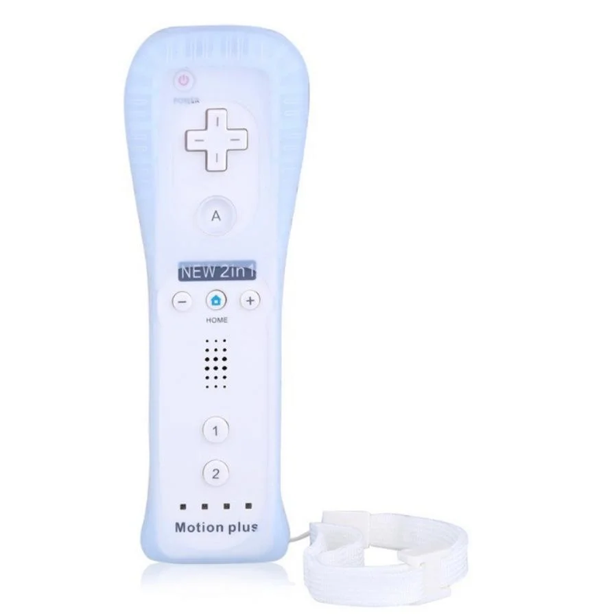 Wii / Wiiu Right Handle with Built-in Accelerator - 2 in 1 - White