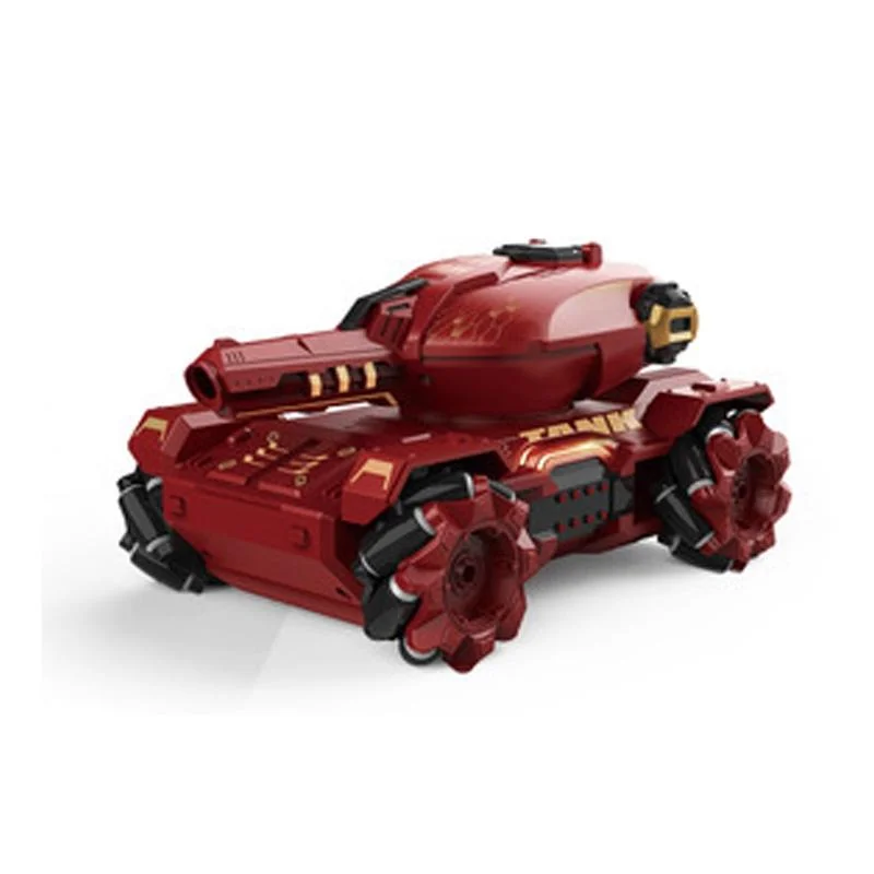 Stunt Water Bomb Battle Armor Rc Car - 2.4g Dual Control - Red - Single Control