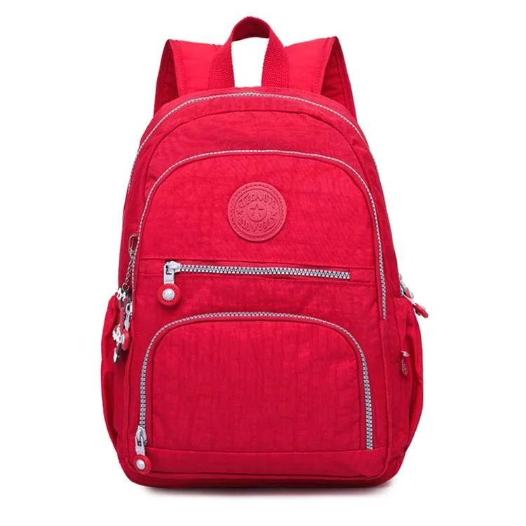 Versatile Teen Backpack for School & Travel - 27x13x37cm - Red
