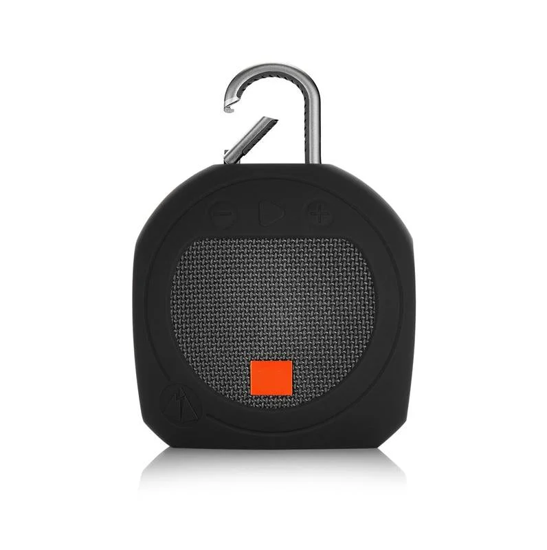 Protective Cover for Jbl Clip 3 Bluetooth Speaker - Anti-fall Silicone Storage - Black