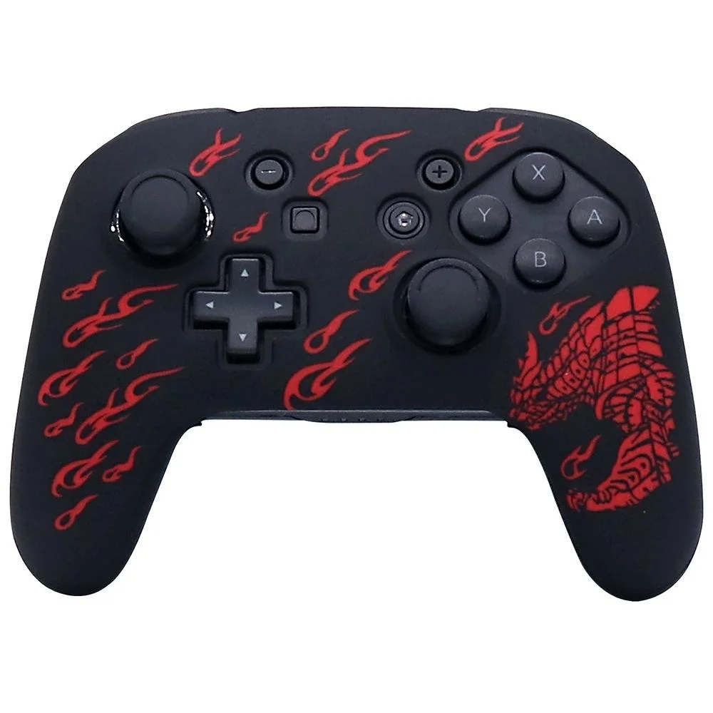 Nintendo Switch Pro Silicone Sleeve - Soft and Protective - Red