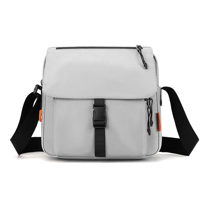 Waterproof Unisex Crossbody Bag For Couples - Light Gray