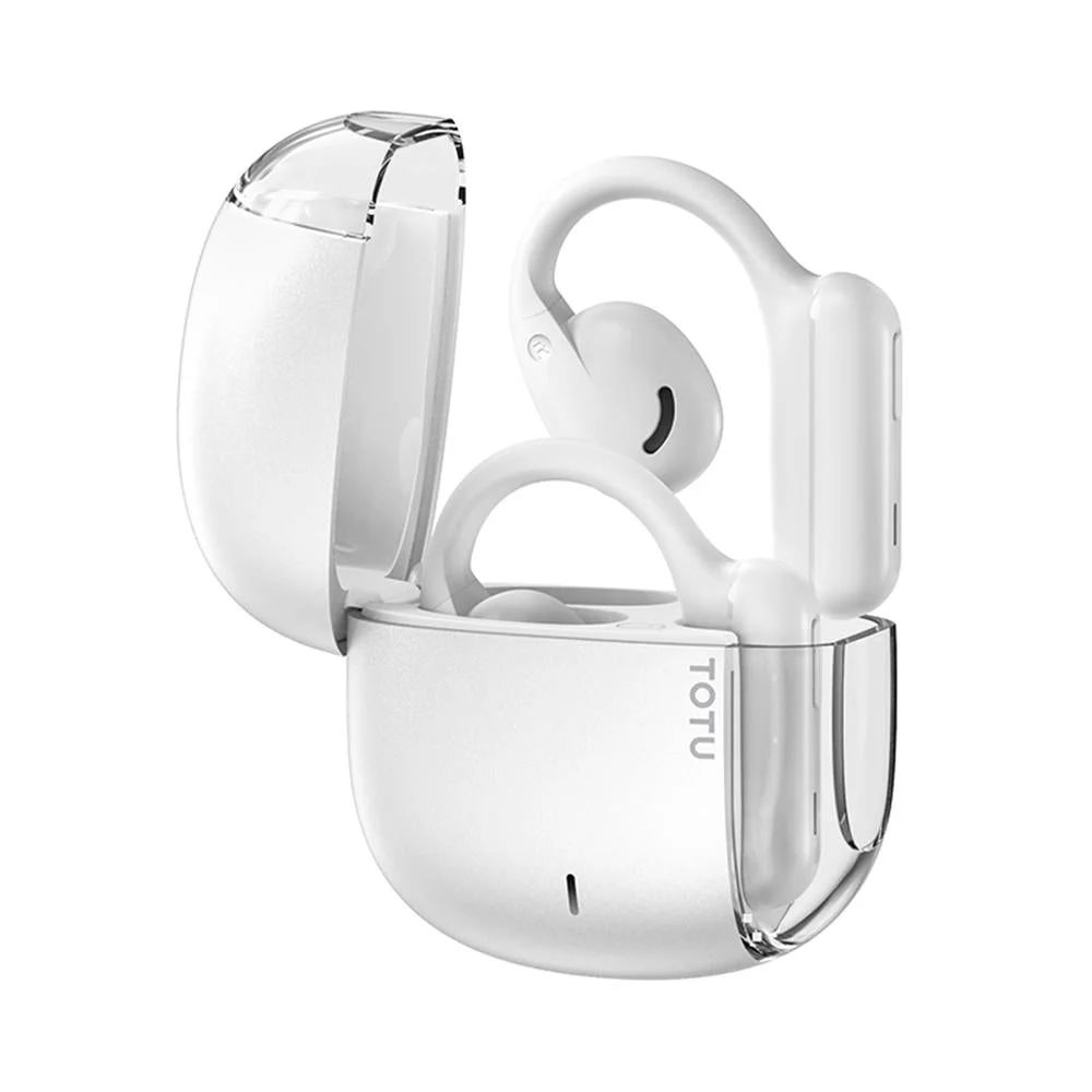 Wireless Bluetooth 5.0 Earphone - Ear-mounted - White