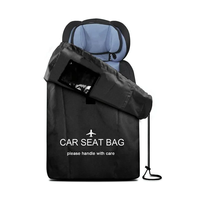 Travel Bag for Car Seat Stroller Wheelchair Storage - Black
