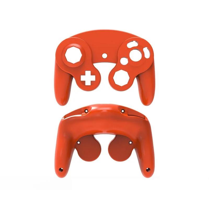 Nintendo Ngc Replacement Shell Handles - 2 Piece Set - Orange