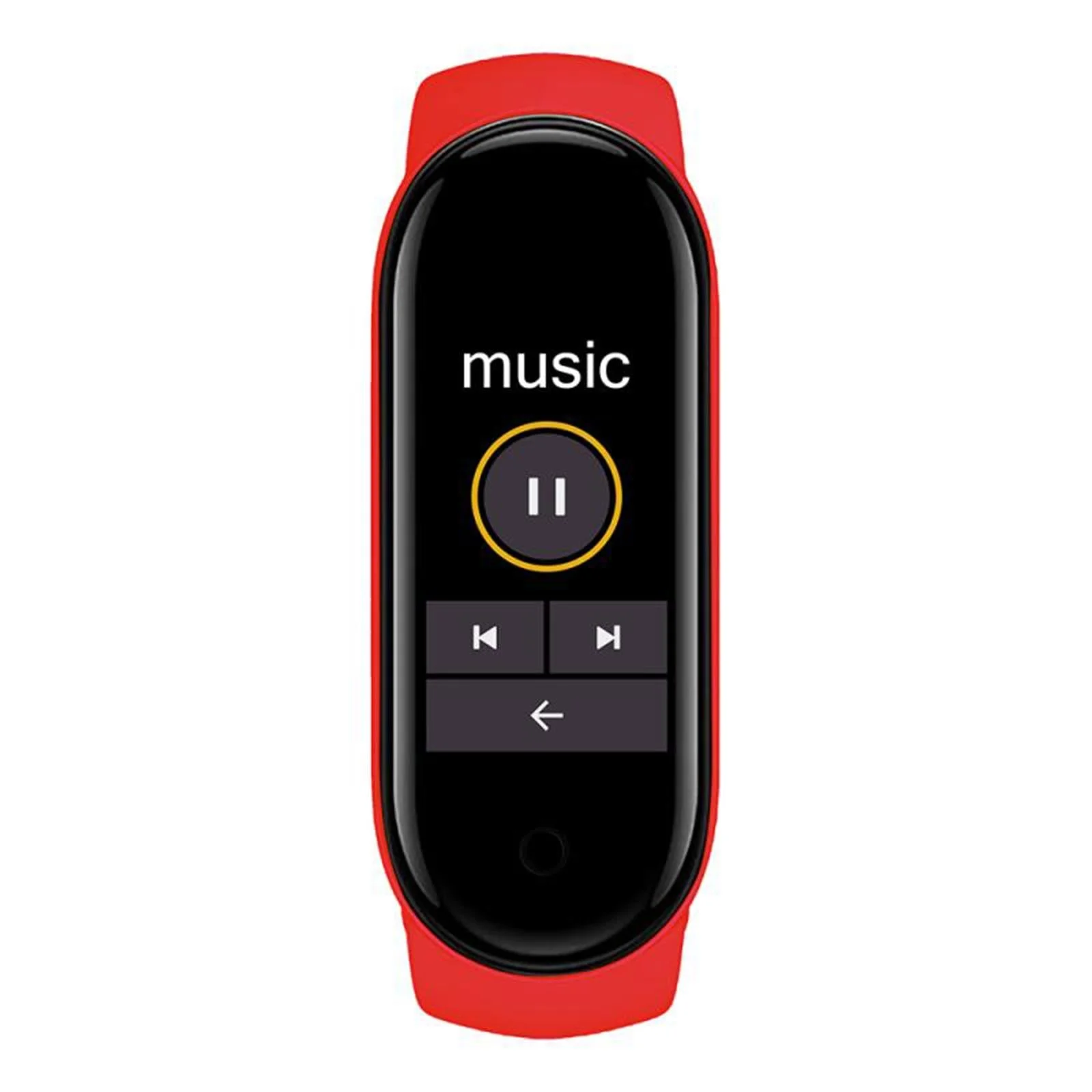 Advanced Health Tracker With Heart Rate Blood Pressure And Sleep Monitoring - Red