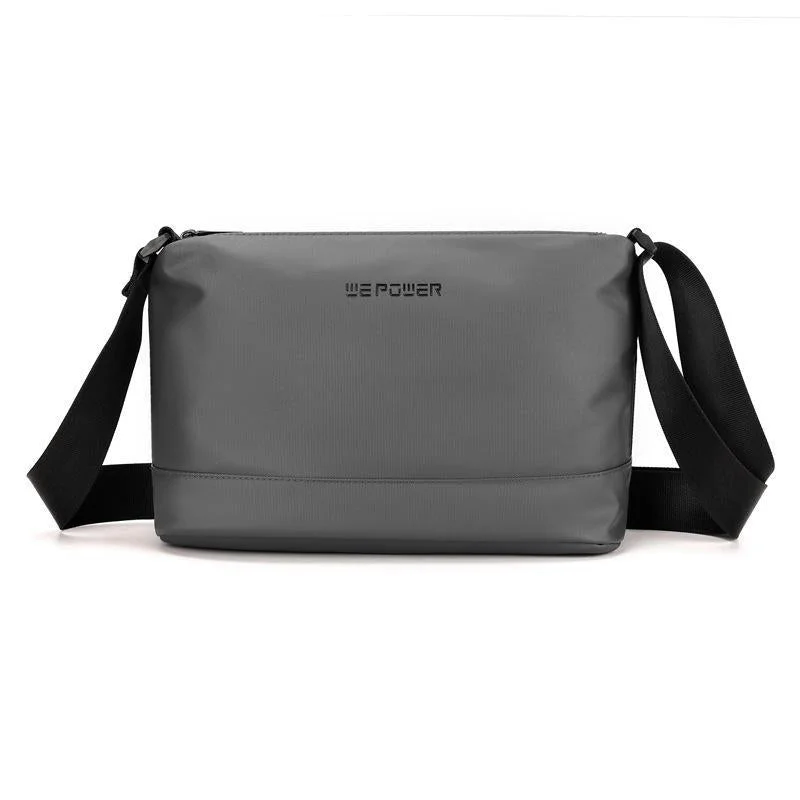 Lightweight Men Shoulder Bag For Commuting - Gray