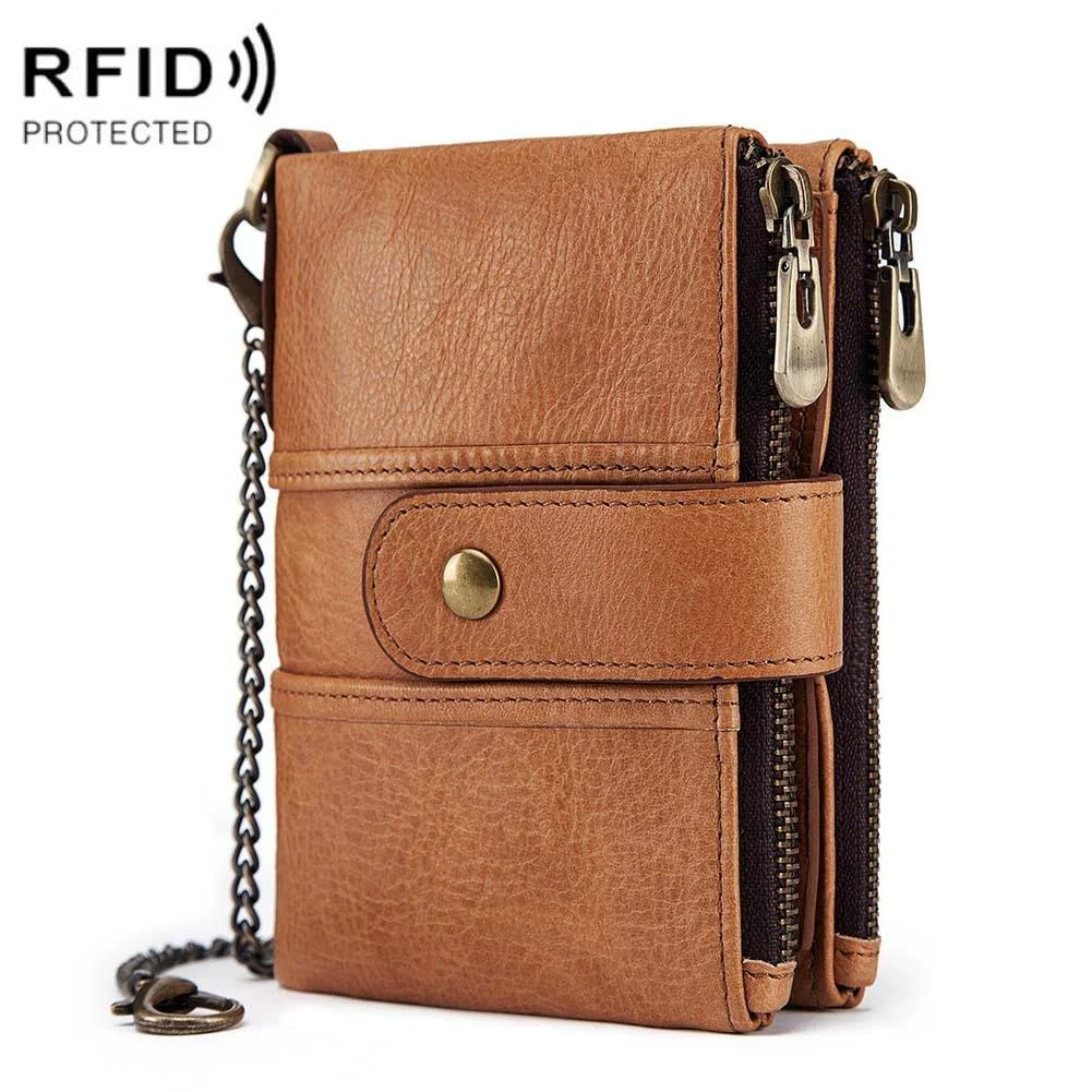 Secure Multi-function Rfid Wallet - Anti-theft - Khaki
