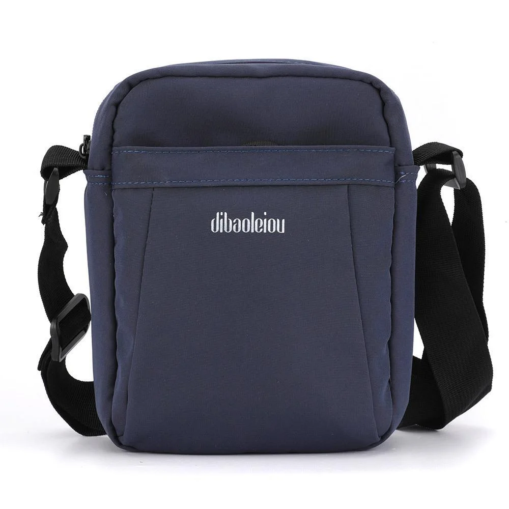 Versatile Canvas Shoulder Backpack For Men - Blue